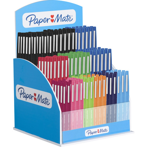 Espositore 168 penne punta in fibra Paper Mate Flair colori assortiti - 2204191